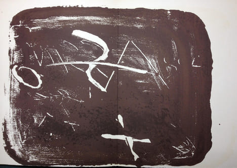 Derrière le Miroir n° 210 . TÀPIES. Monotypes . Juin 1974. Artistes Multiples. TÀPIES, Antoni  - Georges Raillard.