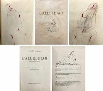 L'ALLELUIAH. Catéchisme de Dianus. 1 des 50 de tête avec 3 dessins originaux (1947)
