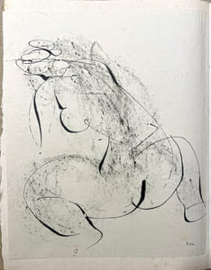 L'ALLELUIAH. Catéchisme de Dianus. 1 des 50 de tête avec 3 dessins originaux (1947)