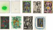 ANTI-PLATON - LA LUMIÈRE DE LA LAME - SACCADES. 3 volumes. 24 EAUX-FORTES AVEC SUITE COMPLÈTE À PART (1962).. BONNEFOY, Yves Bonnefoy - DU BOUCHET ...