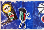 DERRIÈRE LE MIROIR N° 57-58-59. MIRÓ. Juin 1953. Exemplaire dédicacé et signé à l'encre par Miró.. MIRO, Joan