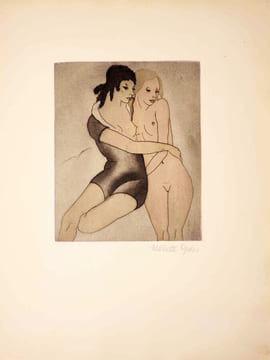 LES FLEURS DU MAL. Gravures de Mariette Lydis. Avec suite complète des gravures en couleurs signées (1928).. BAUDELAIRE, Charles - LYDIS, Mariette