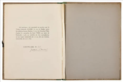 IL ÉTAIT UNE PETITE PIE. Exemplaire de Tristan Tzara, dédicacé par Liseron (1928). HIRTZ, Lise (Lise Deharme) - MIRÓ, Joan 