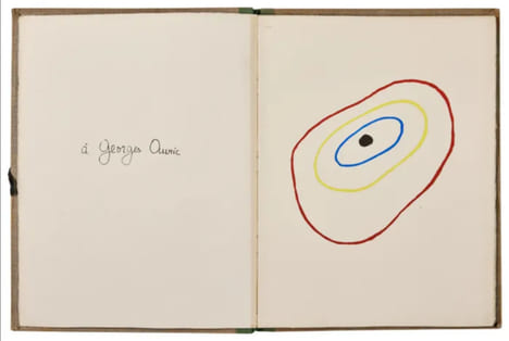 IL ÉTAIT UNE PETITE PIE. Exemplaire de Tristan Tzara, dédicacé par Liseron (1928). HIRTZ, Lise (Lise Deharme) - MIRÓ, Joan 