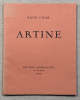 ARTINE. 1 des 30 avec l'eau-forte de Salvador DALI (1930).. CHAR, Ren&eacute; - Salvador Dali