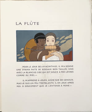 LES CHANSONS DE BILITIS. Taduit du grec. Illustrations de G. Barbier gravées sur bois par F.L. Schmied (1922). LOÜYS, Pierre - BARBIER, George.
