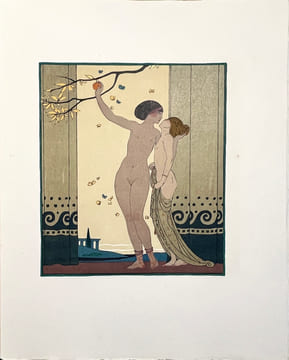 LES CHANSONS DE BILITIS. Taduit du grec. Illustrations de G. Barbier gravées sur bois par F.L. Schmied (1922). LOÜYS, Pierre - BARBIER, George.