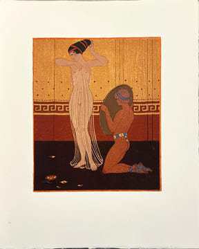 LES CHANSONS DE BILITIS. Taduit du grec. Illustrations de G. Barbier gravées sur bois par F.L. Schmied (1922). LOÜYS, Pierre - BARBIER, George.