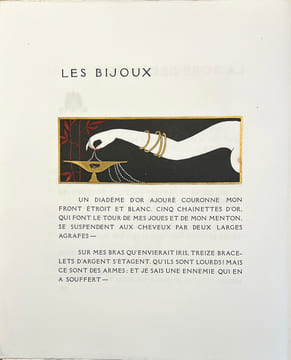 LES CHANSONS DE BILITIS. Taduit du grec. Illustrations de G. Barbier gravées sur bois par F.L. Schmied (1922). LOÜYS, Pierre - BARBIER, George.