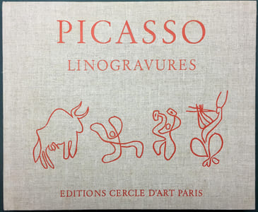 PICASSO LINOGRAVURES (Picasso Linocuts). Cercle d'Art 1962.