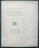 LE PARADIS DES CONDITIONS HUMAINES. 1 des 35 avec la suite colori&eacute;e des bois sign&eacute;s (1925). BLOCH, Jean-Richard - VAN STRATEN, Henri