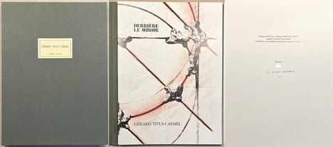 Derrière le Miroir n°243. GÉRARD TITUS-CARMEL. Janvier 1981. TIRAGE DE LUXE SIGNÉ PAR L'ARTISTE.. Artistes Multiples. TITUS-CARMEL