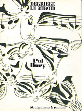 Derrière le Miroir n°209. POL BURY. Avril 1974.. BURY Pol - Jean Tardieu.