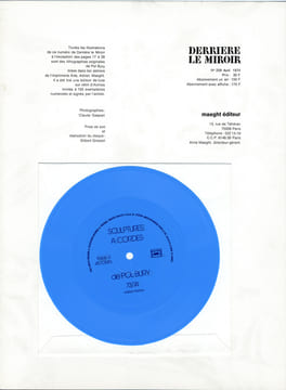Derrière le Miroir n°209. POL BURY. Avril 1974.. BURY Pol - Jean Tardieu.