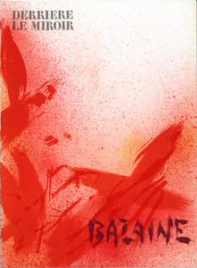 DERRIÈRE LE MIROIR N° 215. BAZAINE. Octobre 1975