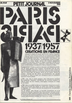 PARIS - PARIS 1937-1957. Créations en France.. Collectif