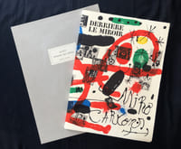 DERRIÈRE LE MIROIR N° 151-152. MIRO, CARTONS. Mai 1965. DE LUXE SIGNÉ.