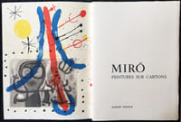 DERRIÈRE LE MIROIR N° 151-152. MIRO, CARTONS. Mai 1965. DE LUXE SIGNÉ.