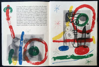DERRIÈRE LE MIROIR N° 151-152. MIRO, CARTONS. Mai 1965. DE LUXE SIGNÉ.
