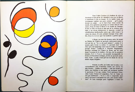 DERRIÈRE LE MIROIR N° 173. CALDER. Octobre 1968.. CALDER, Alexander - Giovanni Carandente
