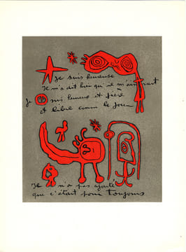 DERRIÈRE LE MIROIR N°112. EDITIONS MAEGHT 1958. Janvier-Février 1958.. BRAQUE, Georges - Miro, Joan, Pierre Tal-Coat, Raoul Ubac, Alberto Giacometti - ...
