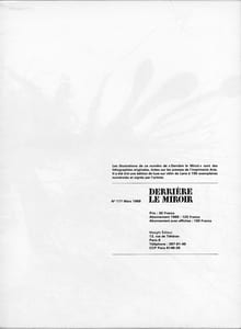 DERRIÈRE LE MIROIR N° 177. REBEYROLLE. "GUERILLEROS". Mars 1969.