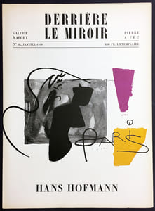 Derrière le Miroir n°16. HOFMANN. Janvier 1949