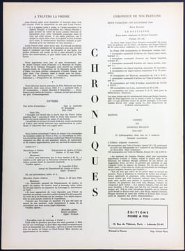Derrière le Miroir n°16. HOFMANN. Janvier 1949. Artistes Multiples. HOFMANN