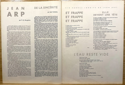 Derrière le Miroir n° 33. ARP. Novembre 1950.