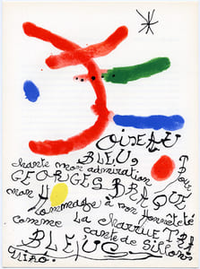 Derrière le miroir N°144-145-146. ''HOMMAGE À GEORGES BRAQUE''. Mai 1964.