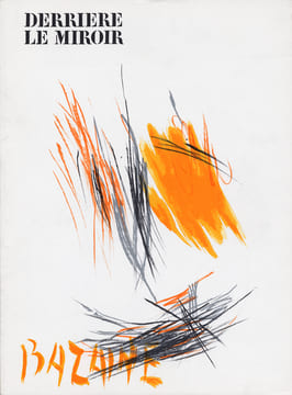 DERRIÈRE LE MIROIR N° 197. BAZAINE. Avril 1972.. BAZAINE, Jean - Marcel Jouhandeau