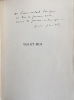 TOI ET MOI. Nouvelle édition ornée de deux dessins d'Édouard Vuillard. Exemplaire dédicacé.. GÉRALDY, Paul