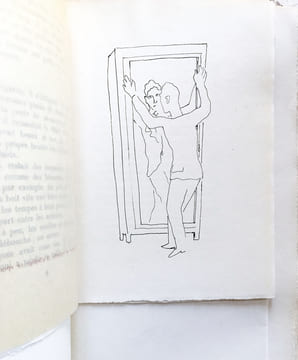 LE GRAND ÉCART. Roman illustré par l'auteur de vingt deux dessins dont onze en couleurs.. COCTEAU, Jean
