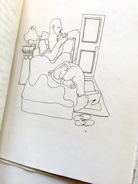 LE GRAND ÉCART. Roman illustré par l'auteur de vingt deux dessins dont onze en couleurs.. COCTEAU, Jean