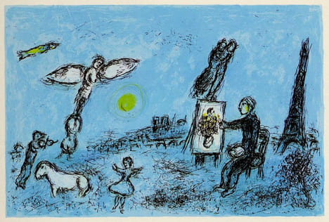 DERRIÈRE LE MIROIR N° 246 - CHAGALL. Lithographies originales. Mai 1981.. CHAGALL, Marc - Jacques Dupin