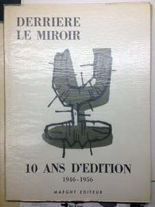 DERRIÈRE LE MIROIR N° 92-93 - 10 ANS D'ÉDITION. Décembre 1956.