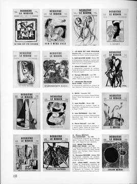 DERRIÈRE LE MIROIR N° 92-93 - 10 ANS D'ÉDITION. Décembre 1956.. MIRO, Joan - Giacometti, Alberto - Chagall, Marc - Bazaine, Jean - UBAC, Raoul - ...