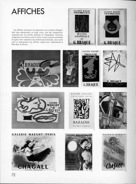 DERRIÈRE LE MIROIR N° 92-93 - 10 ANS D'ÉDITION. Décembre 1956.. MIRO, Joan - Giacometti, Alberto - Chagall, Marc - Bazaine, Jean - UBAC, Raoul - ...