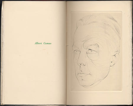 L'ENVERS ET L'ENDROIT. Essai. Pointe-sèche originale de Hans Bellmer.. CAMUS, Albert