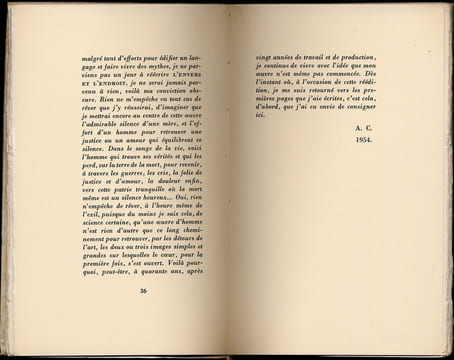 L'ENVERS ET L'ENDROIT. Essai. Pointe-sèche originale de Hans Bellmer.. CAMUS, Albert