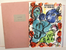 DERRIÈRE LE MIROIR n° 198 - TIRAGE DE LUXE SIGNÉ PAR CHAGALL ET ARAGON. 3 Lithographies originales (1972).. 