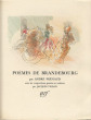 POÈMES DE BRANDEBOURG,  avec six eaux-fortes en couleurs par Jaques Villon. FRÉNAUD, André