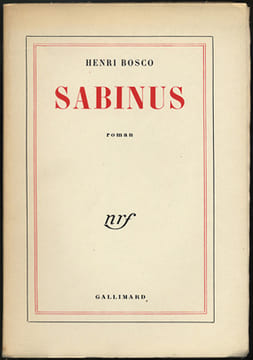 SABINUS. BOSCO, Henri