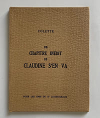 Un chapitre inédit de Claudine s'en va.