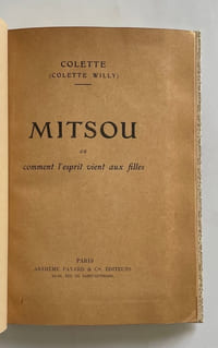 Mitsou ou comment l'esprit vient aux filles.