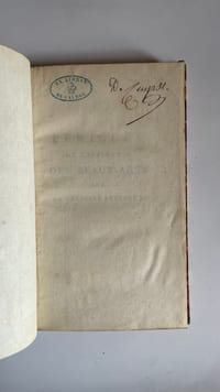 Périclès, de l'influence des beaux-arts sur la félicité publique.