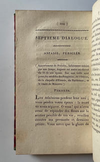 Périclès, de l'influence des beaux-arts sur la félicité publique.