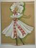 [Costumes de spectacle, gouaches originales].. DANSE. — CARRÉ (Jenny).