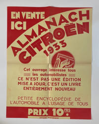 Almanach Citroën 1933.