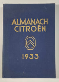 Almanach Citroën 1933.
